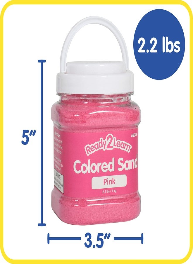 Ready 2 Learn Colored Sand - Pink - 2.2 lbs - Play Sand for Kids - Perfect for Arts and Crafts, Sensory Bins, Wedding Decorations and Vase Filler - Image 2